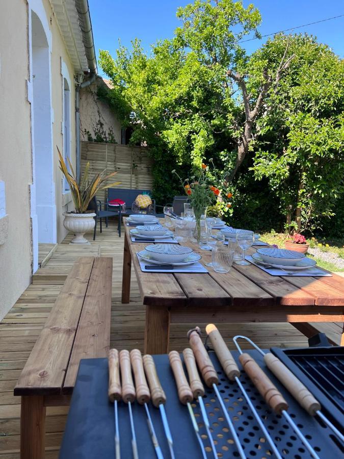Charmante Maison Climatisee Avec Piscine Au Calme A Carcassonne Buitenkant foto
